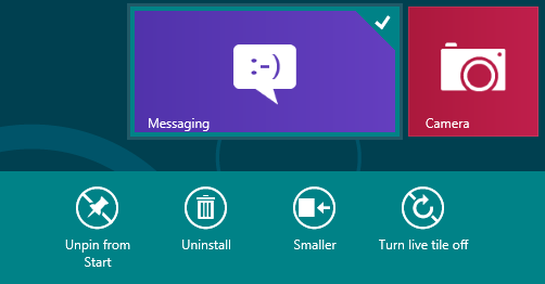 Windows 8 Apps Menu