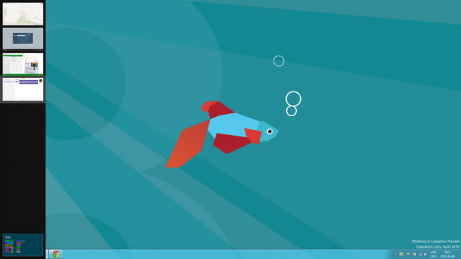 Windows 8 Left Menu