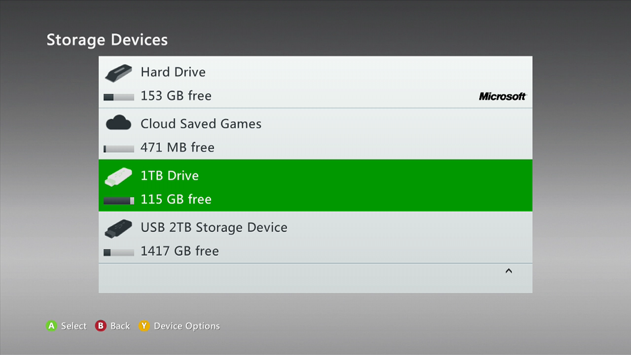 Storage Screencap
