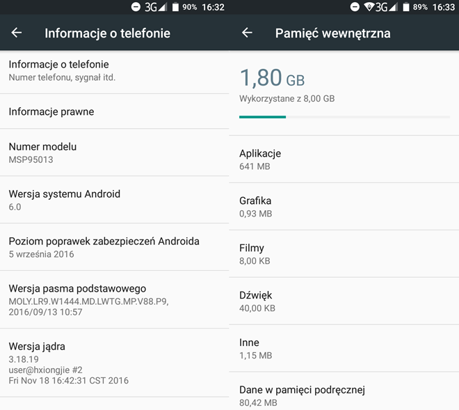 Manta ustawienia Copy