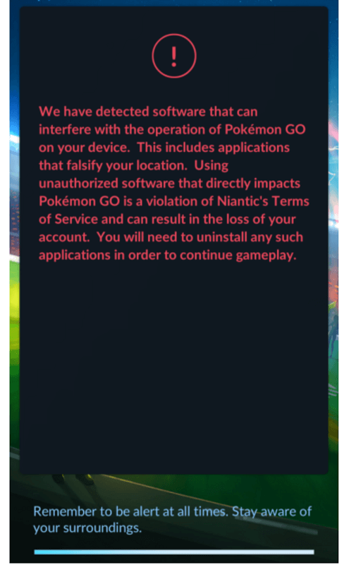 pokemon go root block