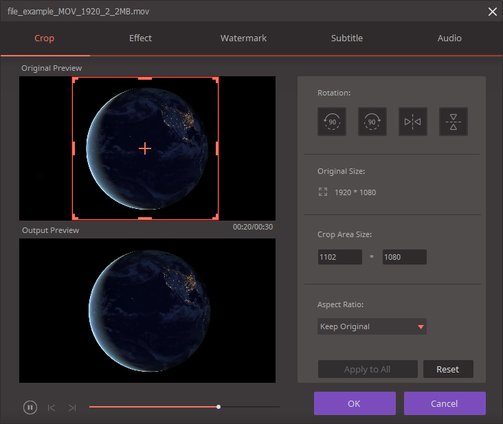 konwersja mov do mp4