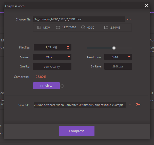 konwersja mov do mp4