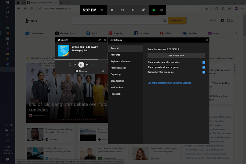 microsoft gamebar spotify 3