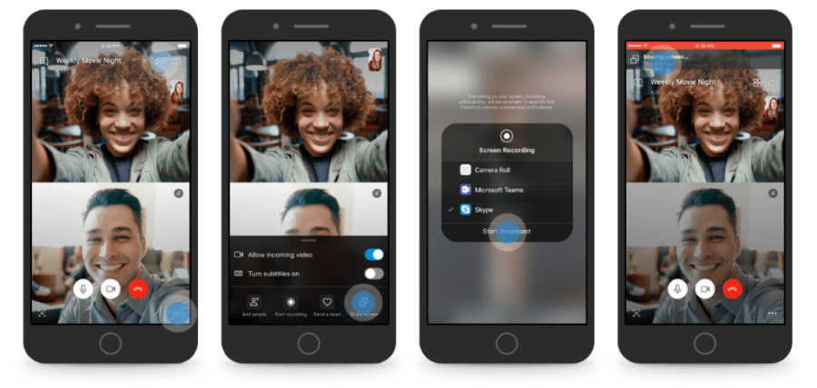 skype współdzielenie ekranu