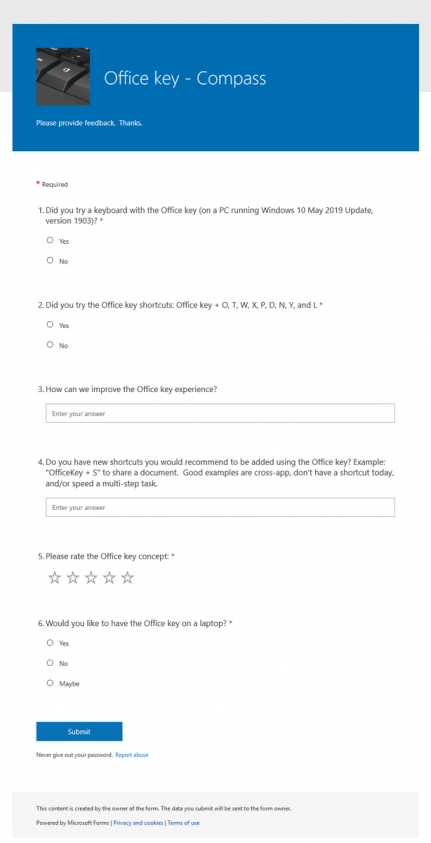 Nowy klawisz office 2