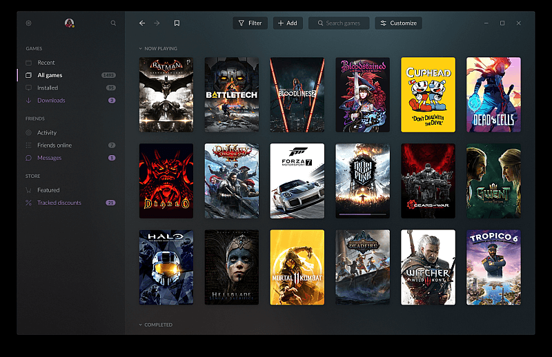GOG Galaxy 2.0 beta 2