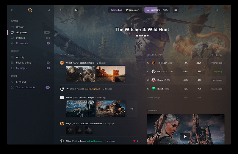 GOG Galaxy 2.0 beta 4