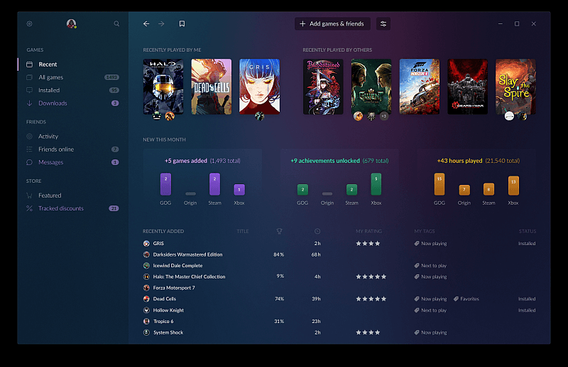 GOG Galaxy 2.0 beta 5