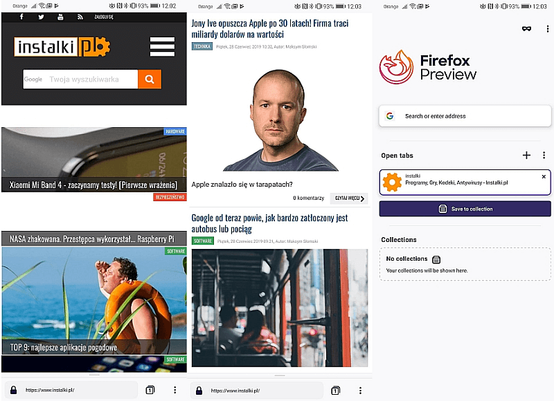 Firefox Preview 4
