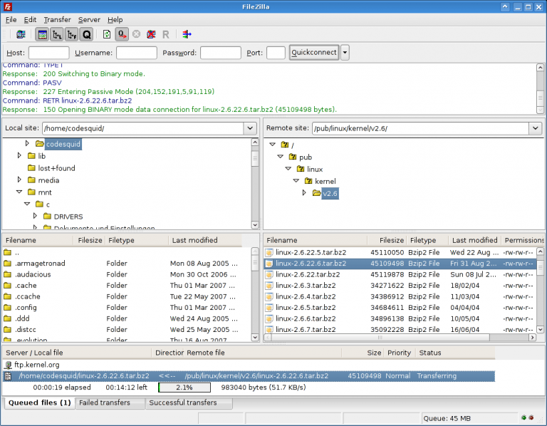 Filezilla