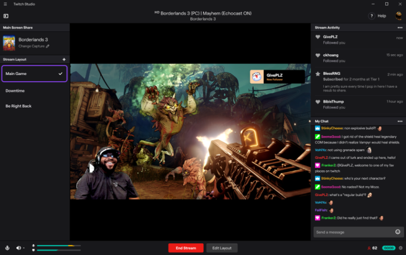 twitch studio 1
