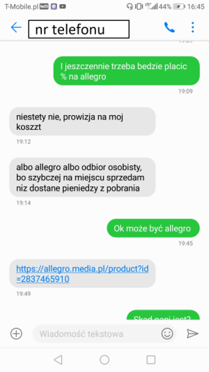 oszustwo olx facebook
