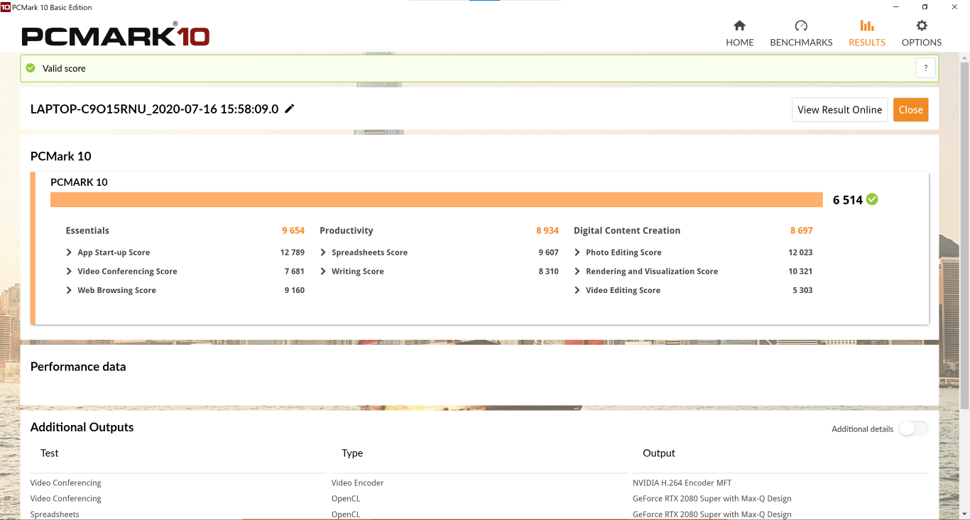 zephyrus pcmark Średni