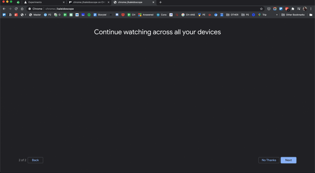 google chrome kalejdoskop 2