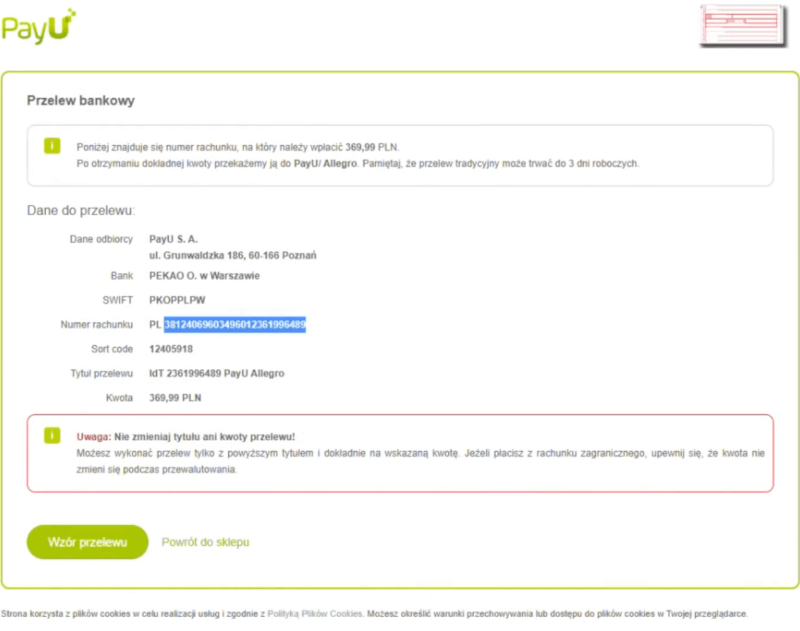 Allegro luka dla oszustów przy płatnościach