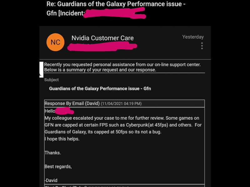 GeForce Now z limitem płynności rozgrywki poniżej 60 FPS