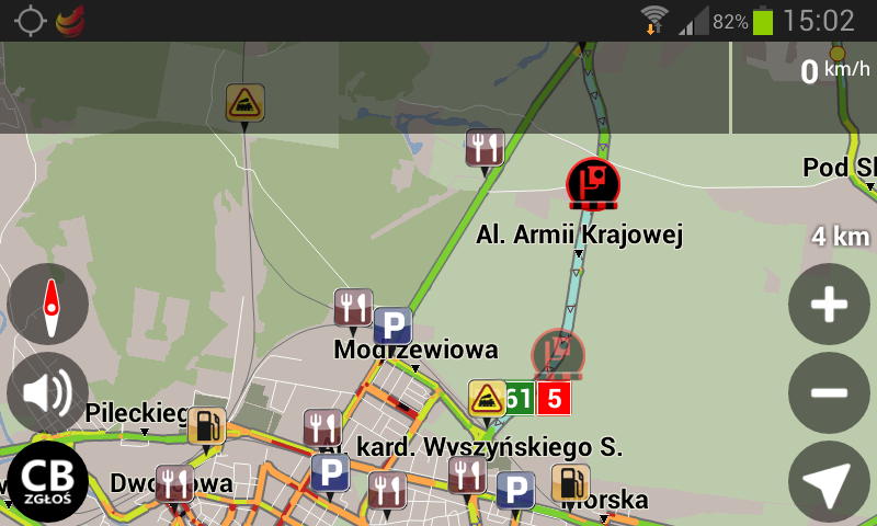 ocinkowy pomiar prędkości naviexpert