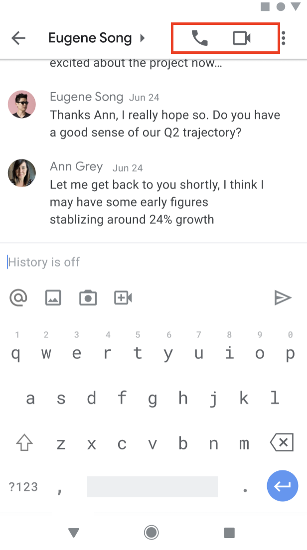 czat google gmail dzwonienie 2