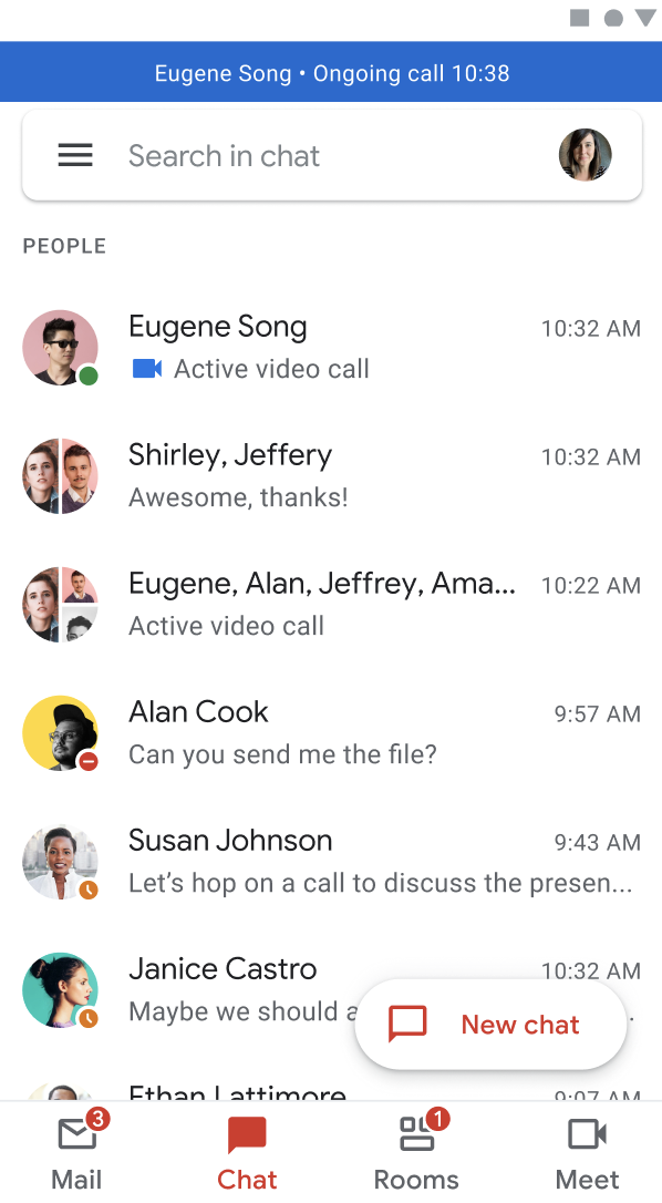 czat google gmail dzwonienie 3