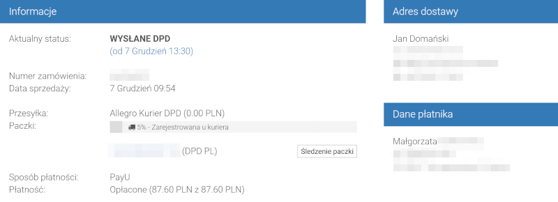 Robicie zakupy rodzinie na Allegro? Uważajcie na adres, koniecznie muszą to zmienić