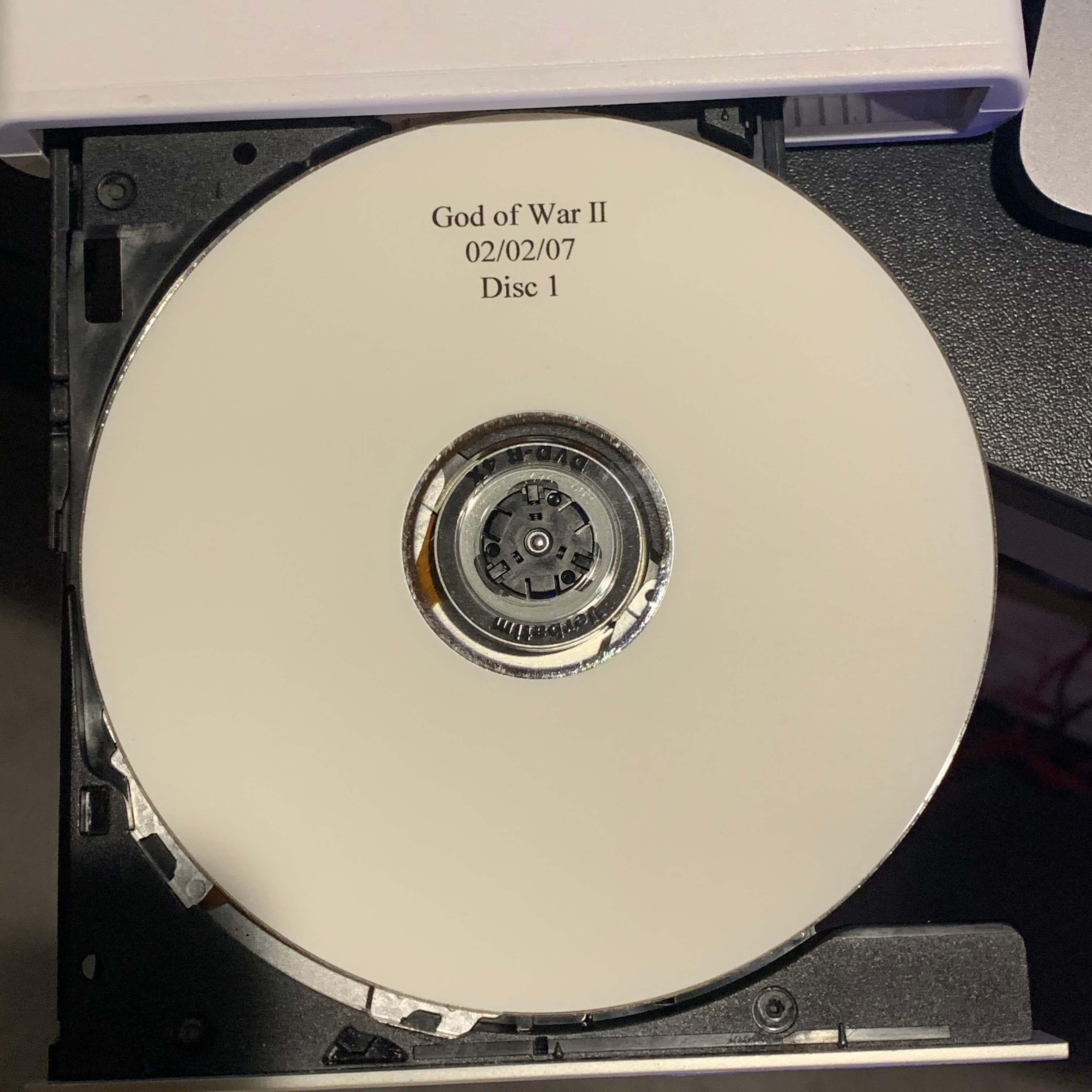 PS2 - God of War II 02-02-07 Disc 1 1