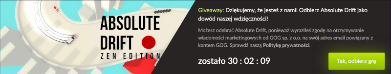 Absolute Drift Zen Edition za darmo na GOG