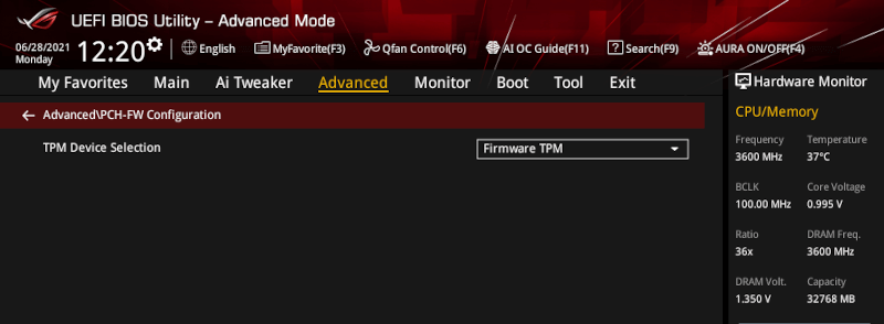 Droższe moduły TPM przez wymagania Windowsa 11
