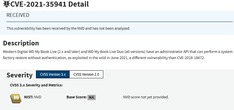 Ataki na WD My Book Live i WD My Book Live Duo