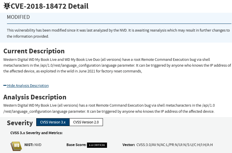 Ataki na WD My Book Live i WD My Book Live Duo