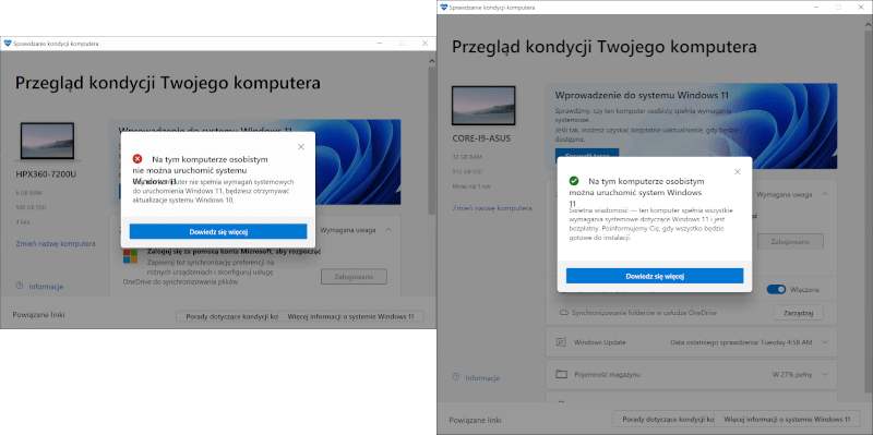 Windows 11 narzędzia do sprawdzania kompatybilności