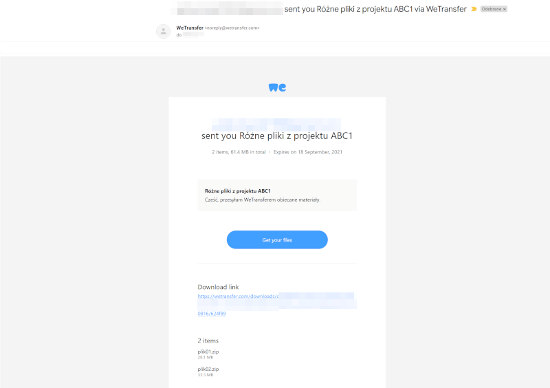 Jak wysłać pliki usługą WeTransfer? To lepsza metoda, niż tradycyjne załączniki do maili