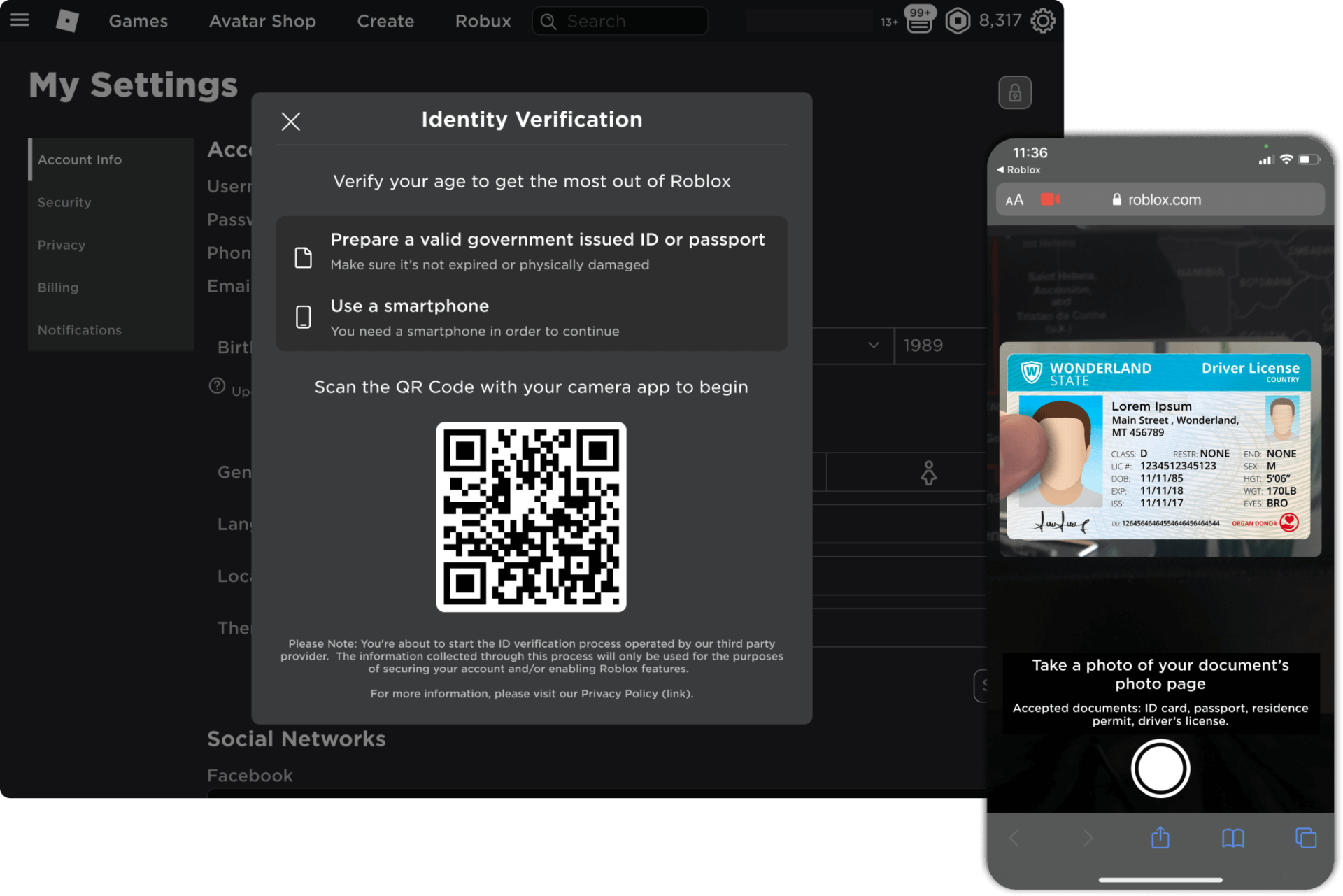 roblox weryfikacja 2