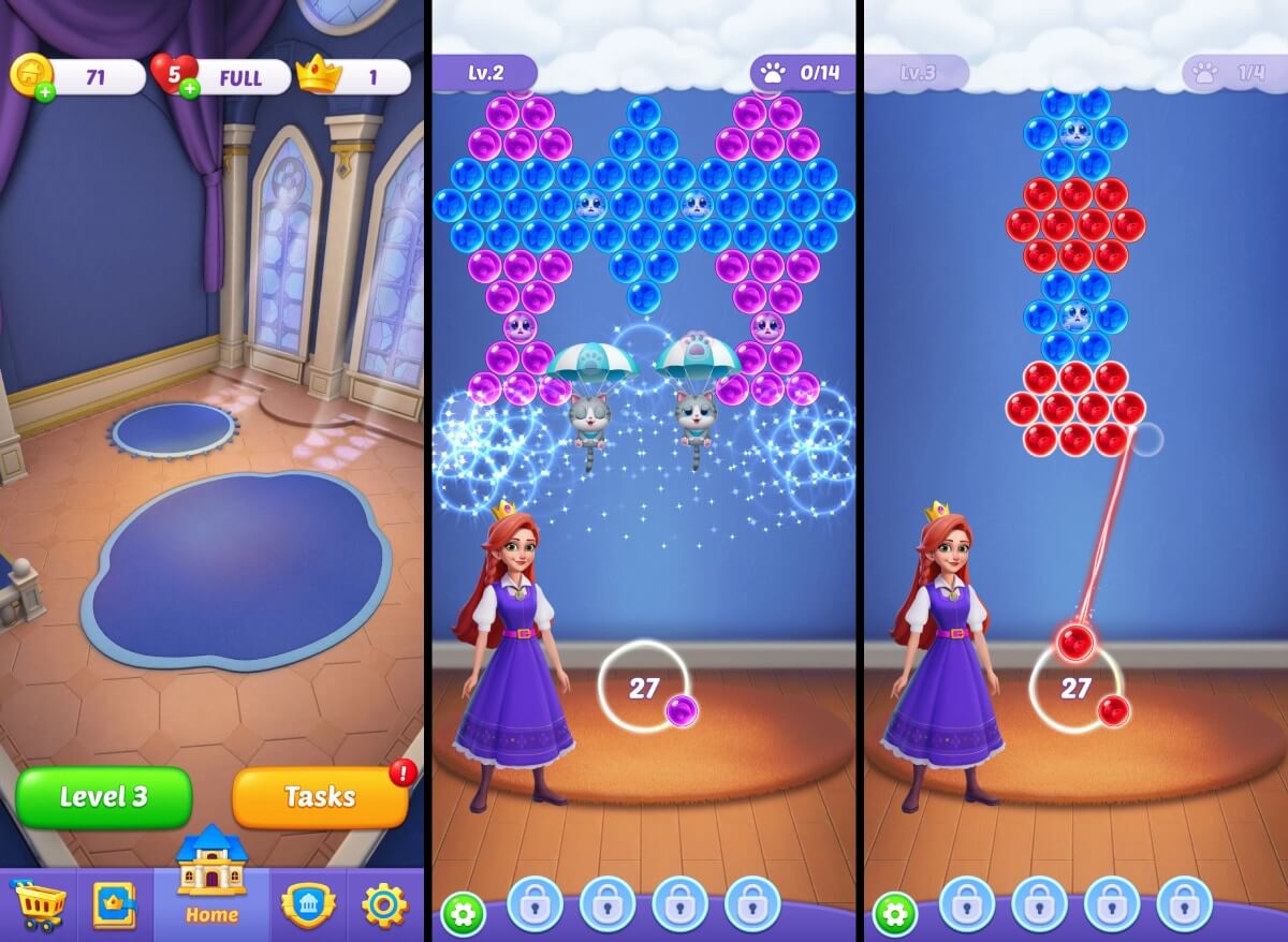 Bubble Shooter Kingdom