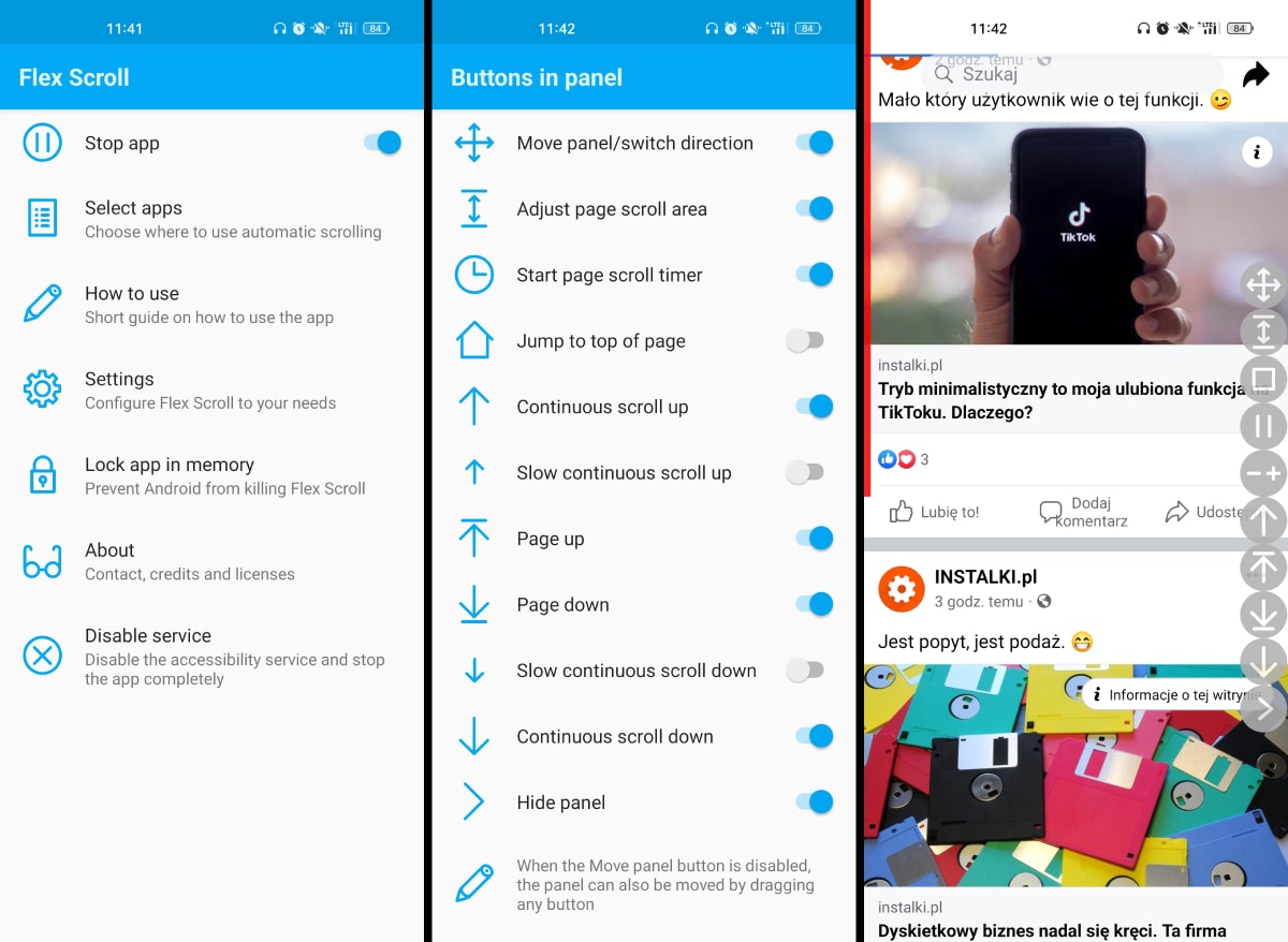 Flex: Multi-Speed Auto Scroll