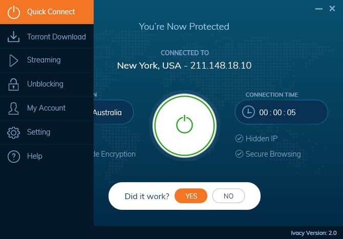 Ivacy VPN dla Windows