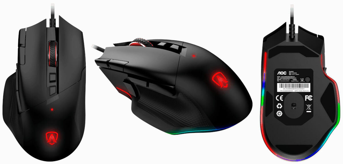 Gamingowa mysz AOC Agon AGM600 z Nvidia Reflex minimalizuje input lag