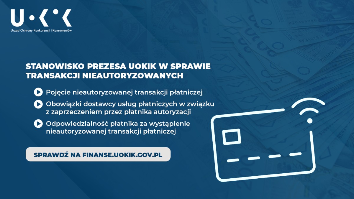 autoryzacja tranzakcji uokik 1