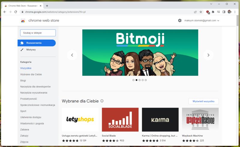 chrome web store