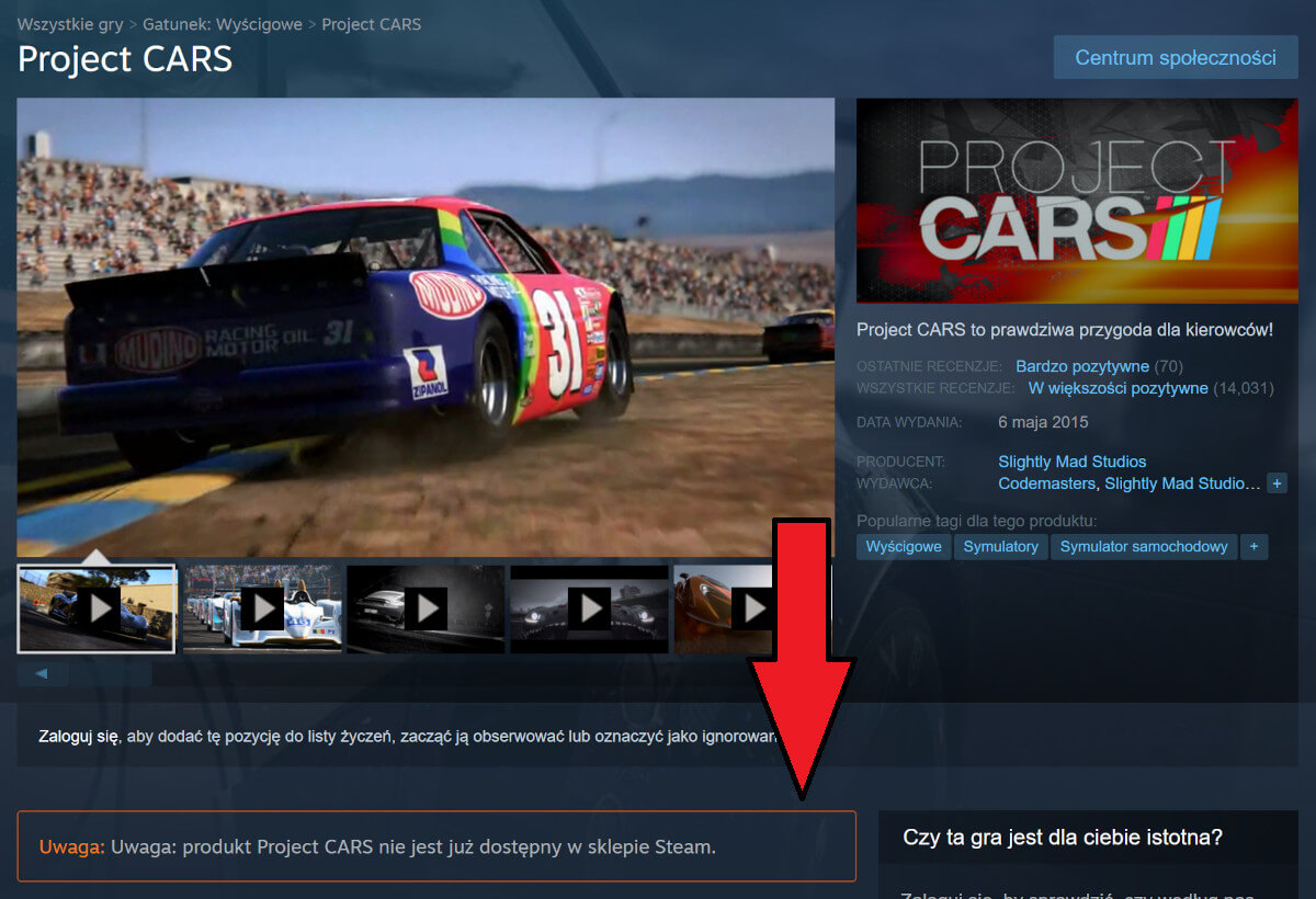 EA zaora wyścigowe serie Codemasters, DiRT i Project Cars do odstrzału, czystki też w F1