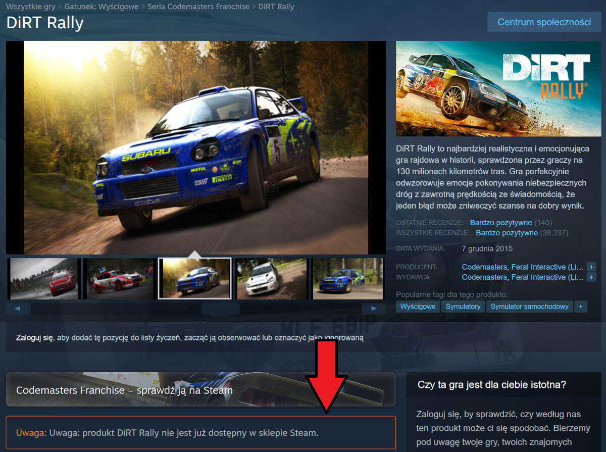 EA zaora wyścigowe serie Codemasters, DiRT i Project Cars do odstrzału, czystki też w F1