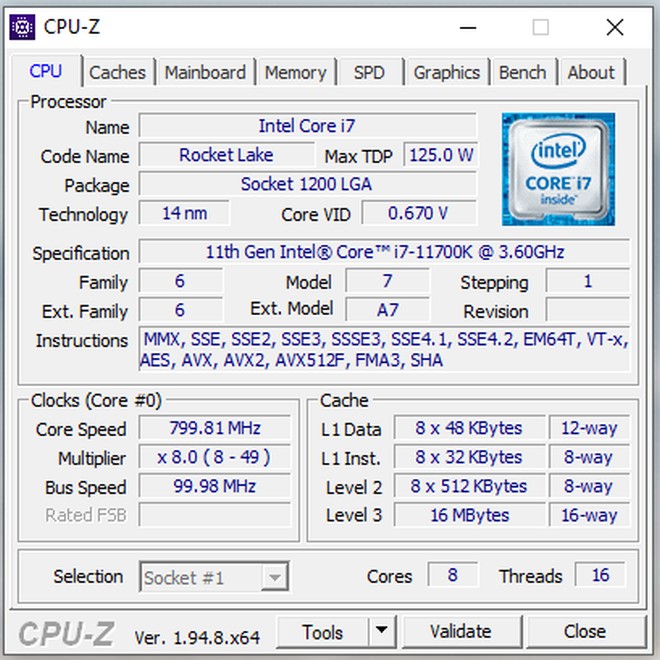 cpu z