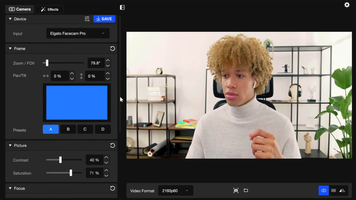Elgato Facecam Pro - profesjonalna kamera internetowa 4K 60 FPS ze świetnym obrazem