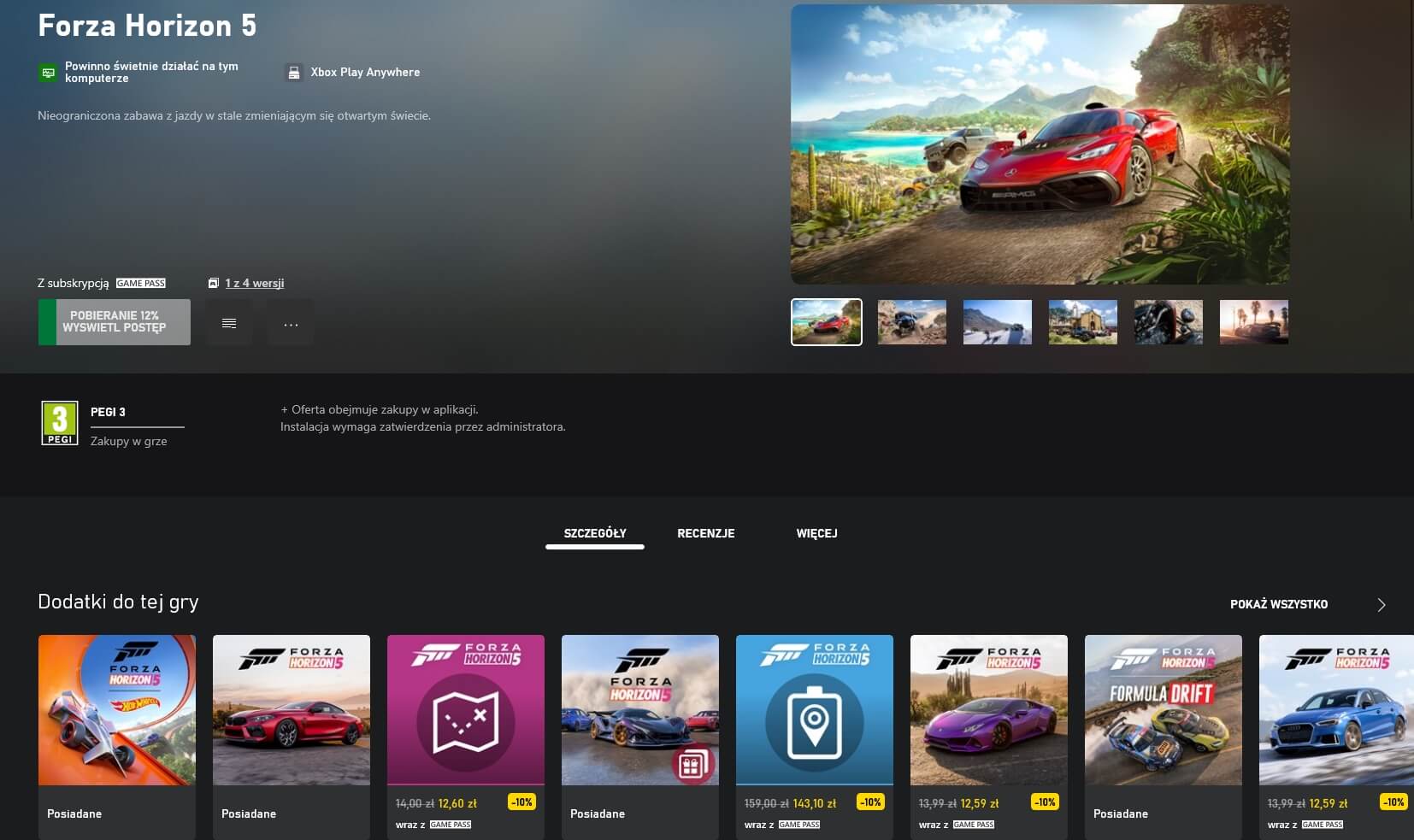 forza 4 i 5 za 3 zl 1