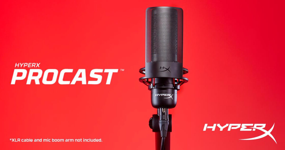 Profesjonalne nagrywanie jak w studiu z mikrofonem HyperX ProCast XLR