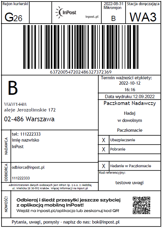 inpost nowe etykiety 1