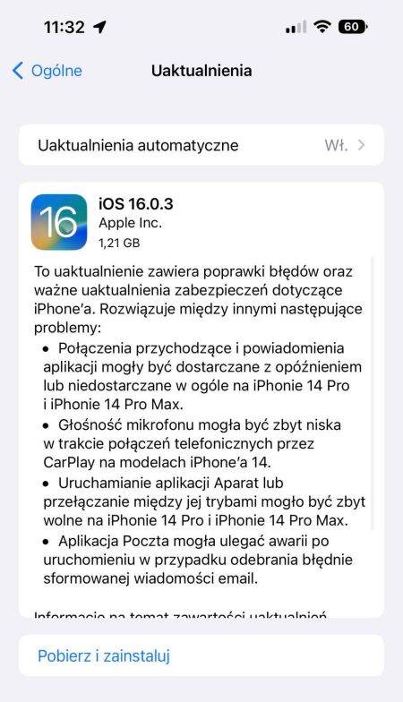 ios 16 0 3