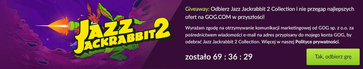 Kultowa królicza platformówka za darmo na GOG. Jazz Jackrabbit 2 Collection
