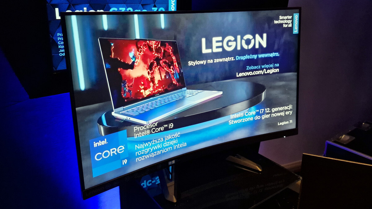 Premiera gamingowych laptopów Lenovo Legion z 12 gen Intel Core i RTX 3000