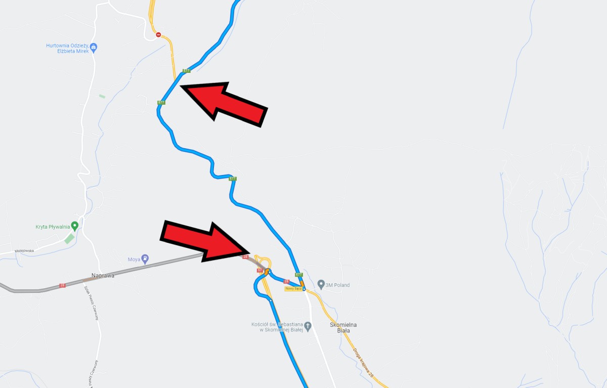 mapy google zakopianka